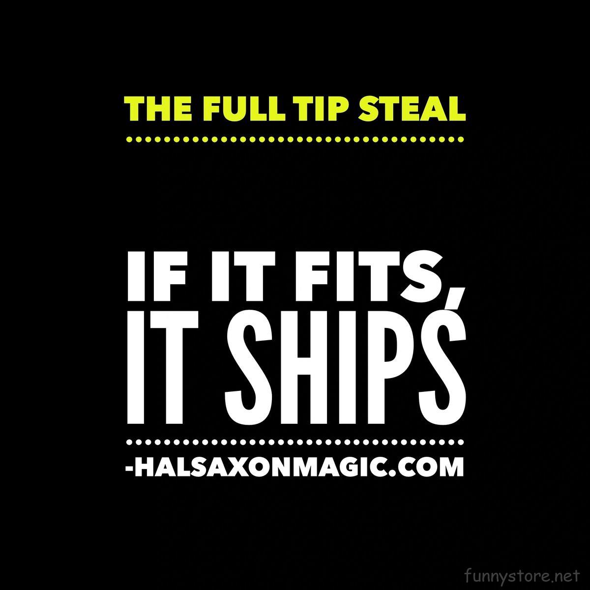 (image for) Hal Saxon - If It Fits, It Ships. Full Tip Steal