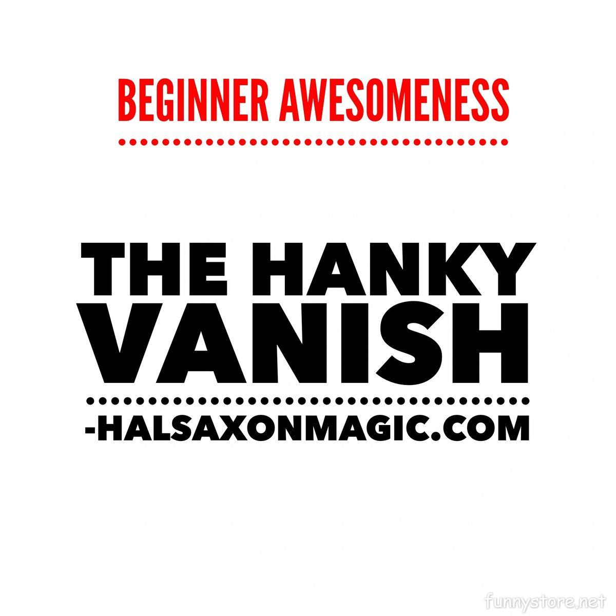 (image for) Hal Saxon - The Beginner Hanky Vanish