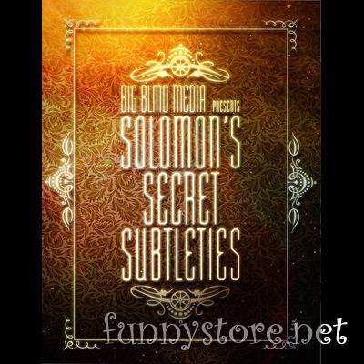 (image for) David Solomon - Solomon's Secret Subtleties (Video+PDF)
