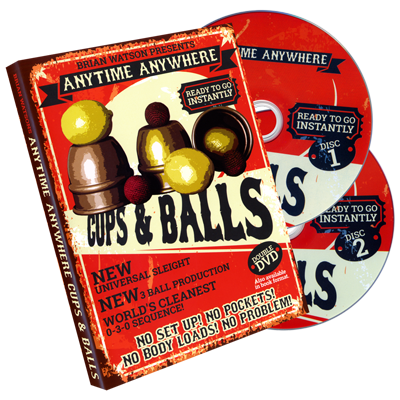 (image for) Brian Watson - Anytime Anywhere Cups & Balls