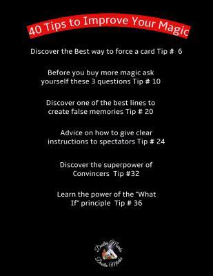 (image for) Dustin Marks - 40 Tips to Improve Your Magic