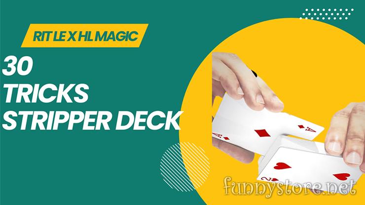 (image for) RIT LE X HL MAGIC - 30 TRICKS STRIPPER DECK