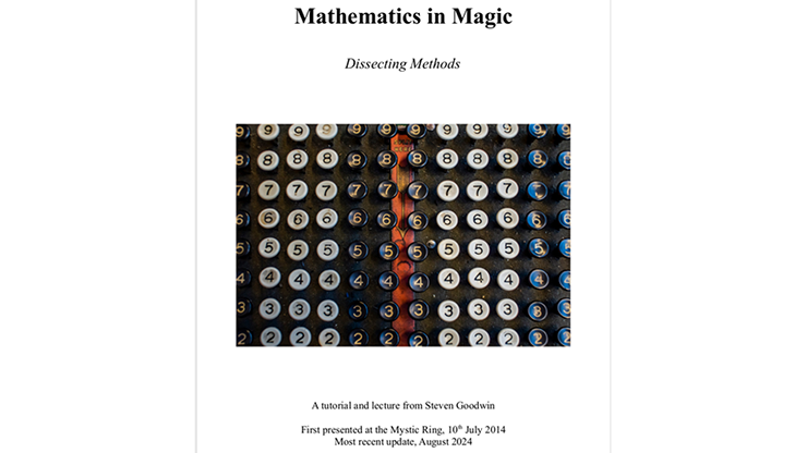 (image for) Steven Goodwin - The Maths in Magic
