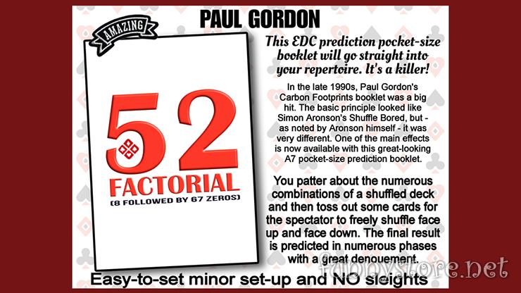 (image for) Paul Gordon - 52 Factorial (Video)