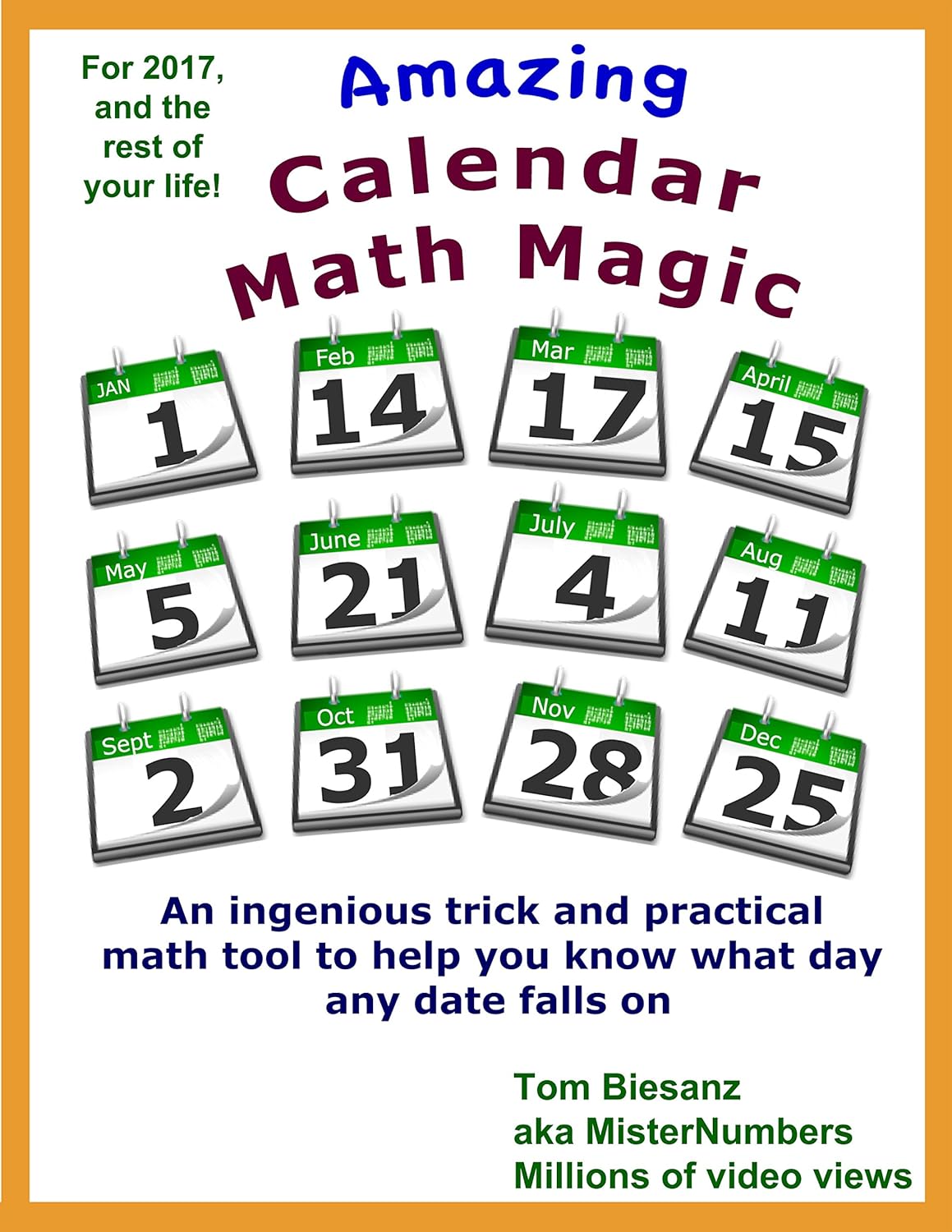 (image for) Thomas Biesanz - 2017 Amazing Calendar Math Magic