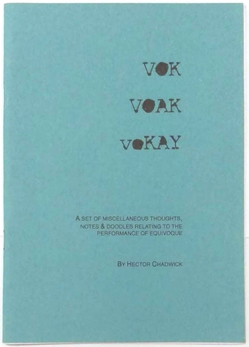 (image for) Hector Chadwick - VOK VOAK voKAY