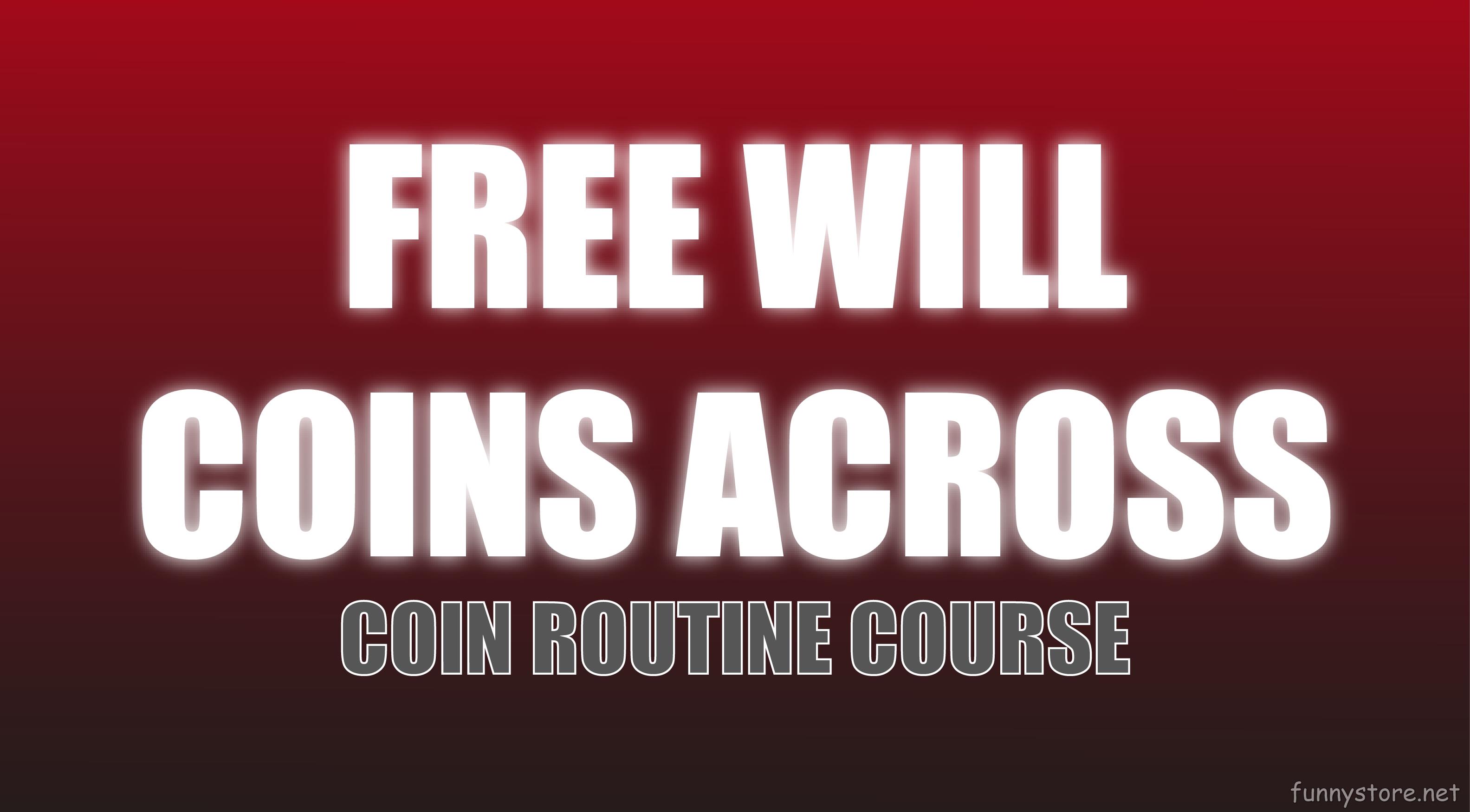 (image for) Craig Petty - Free Will Coins Across (Netrix)