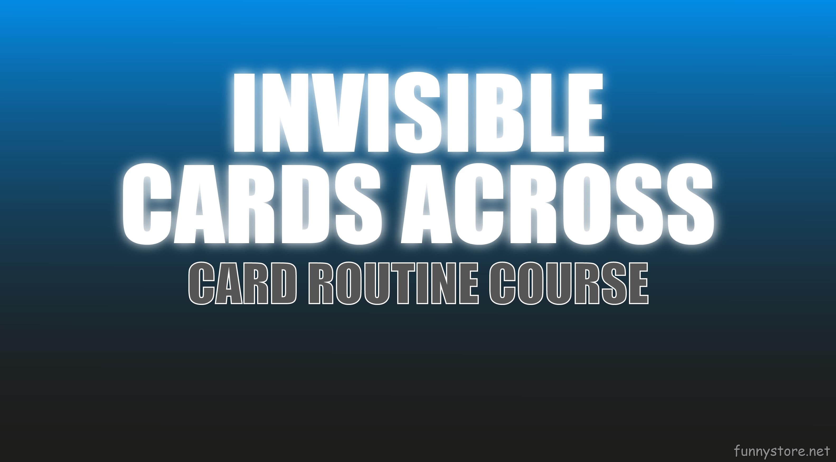 (image for) Craig Petty - Invisible Cards Across (Netrix)