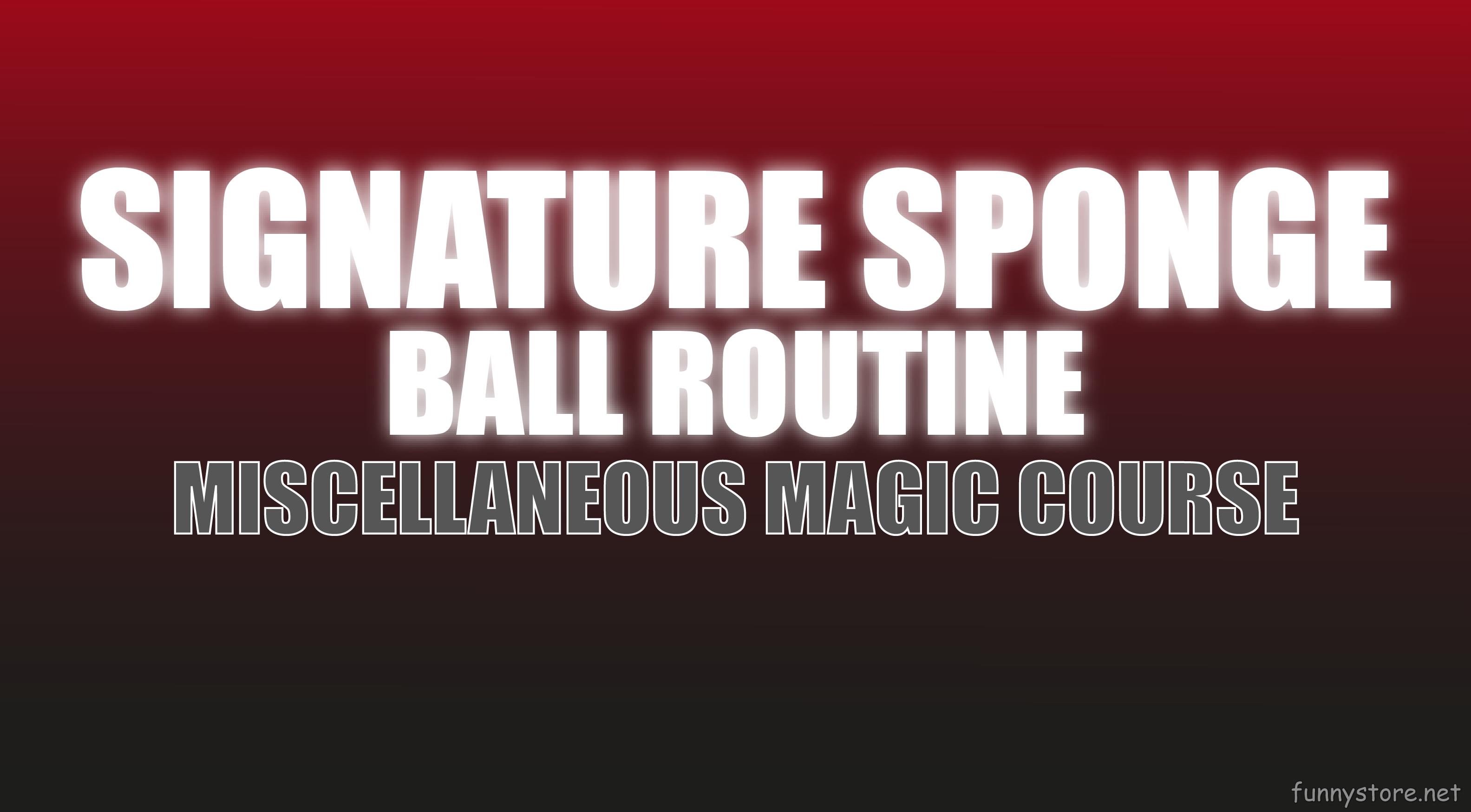(image for) Craig Petty - Signature Sponge Ball Routine (Netrix)