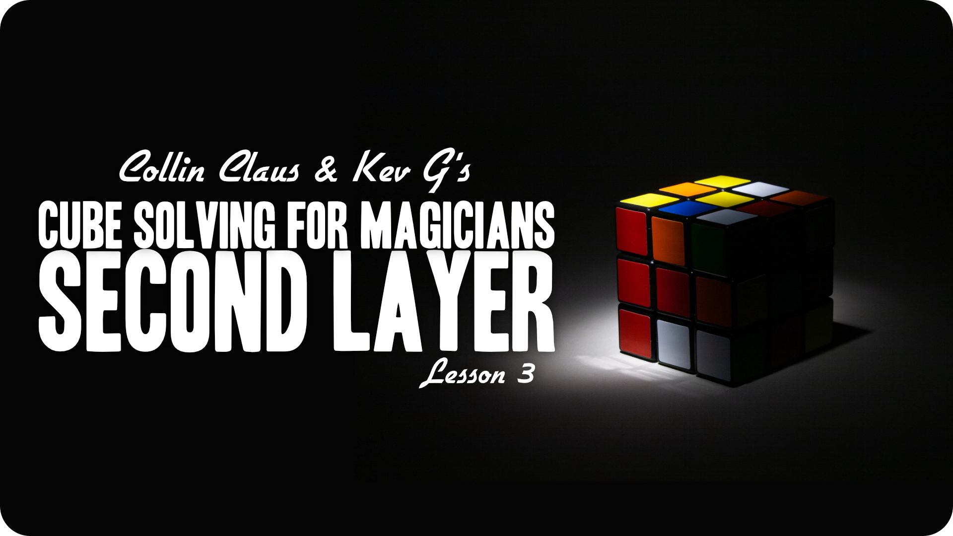 (image for) Collin Claus - Cube Solving for Magicians Lesson 3