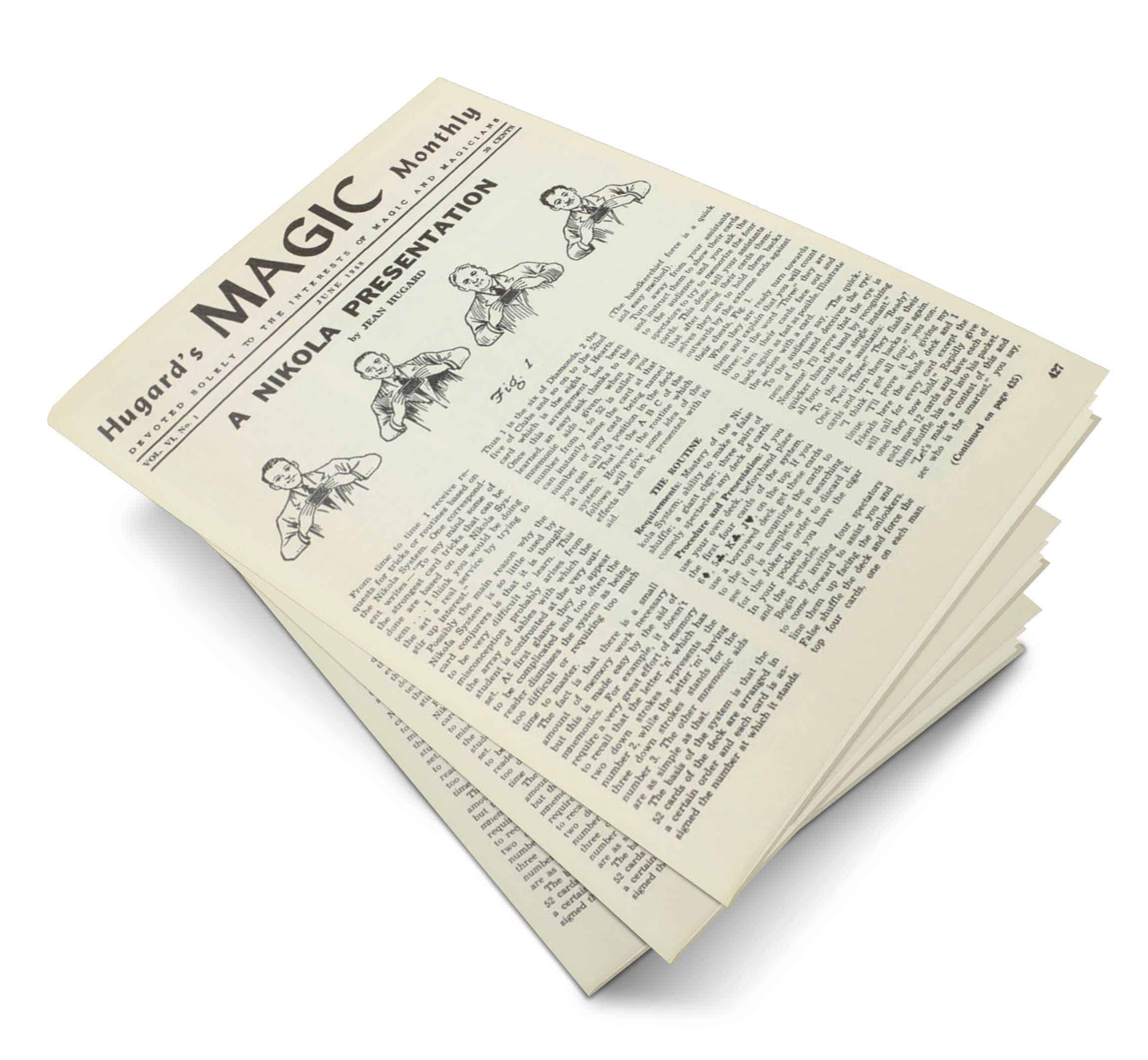 Hugard's Magic Monthly Volume 6
