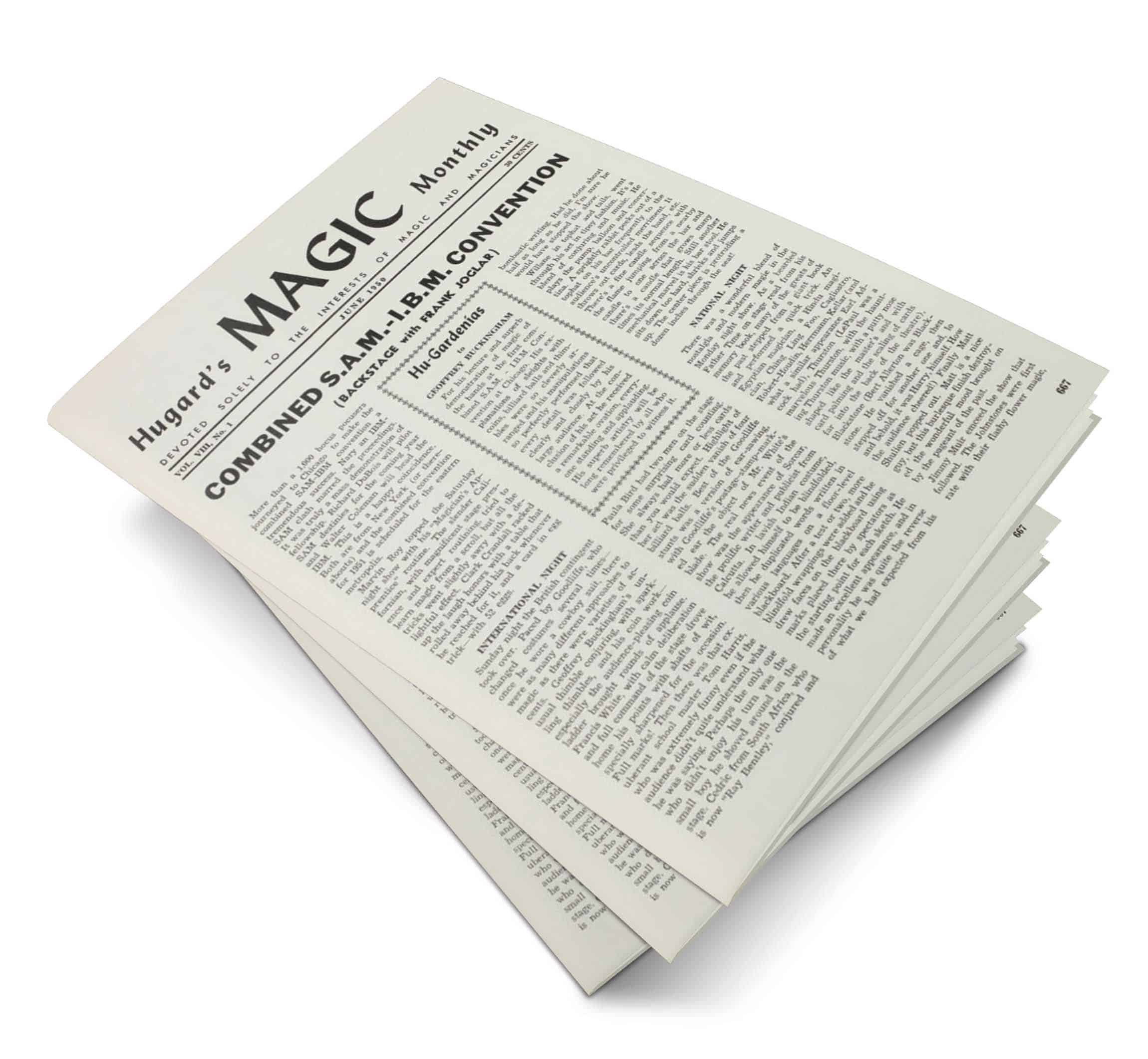 (image for) Hugard's Magic Monthly Volume 8