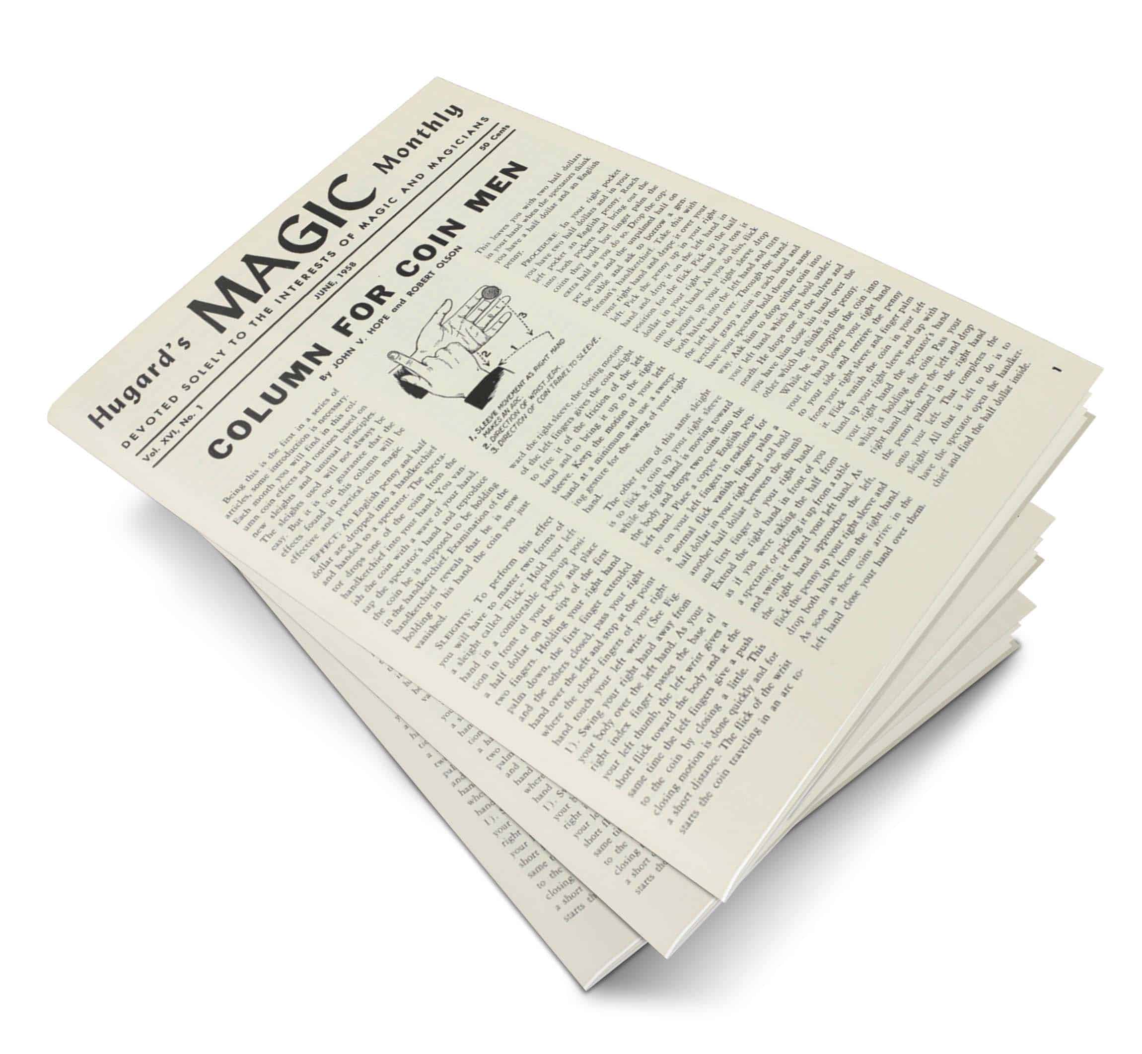 (image for) Hugard's Magic Monthly Volume 16