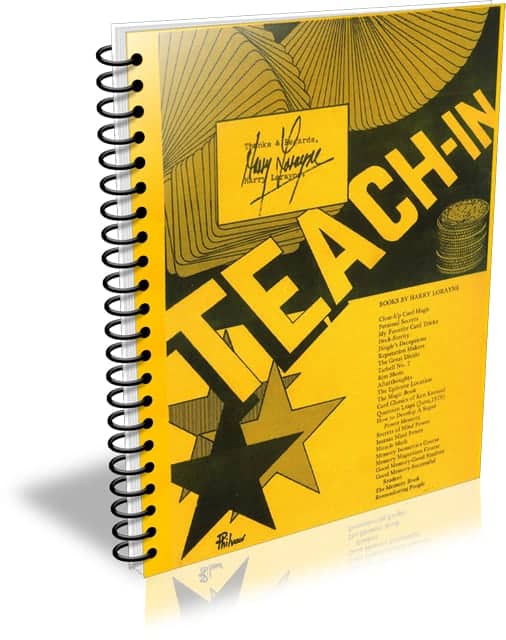 (image for) Harry Lorayne - Teach-In/Lecture