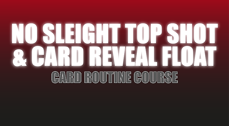 (image for) Justin Miller - No Sleight Top Shot & Card Reveal Float (Netrix)