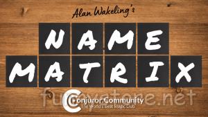 (image for) Conjuror Community Club - Alan Wakeling's Name Matrix