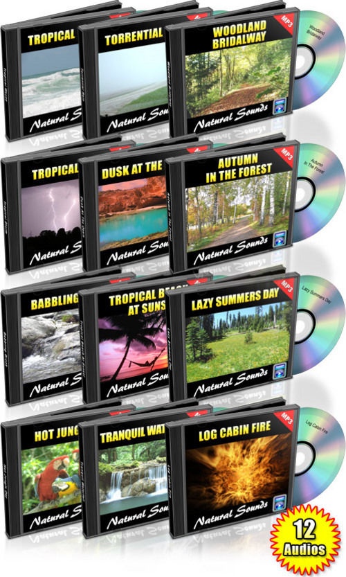 (image for) Jonathan Royle - Natural Sounds - 12 Audio Recordings With Resale Rights & Legal License