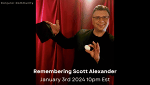 (image for) Conjuror Community Club - Remembering Scott Alexander (January 2024)