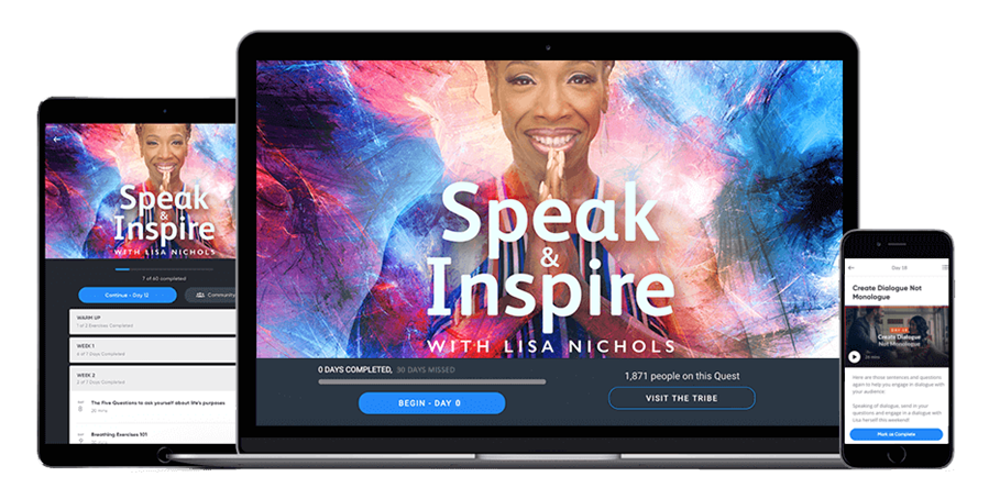 (image for) Lisa Nichols - Speak and Inspire