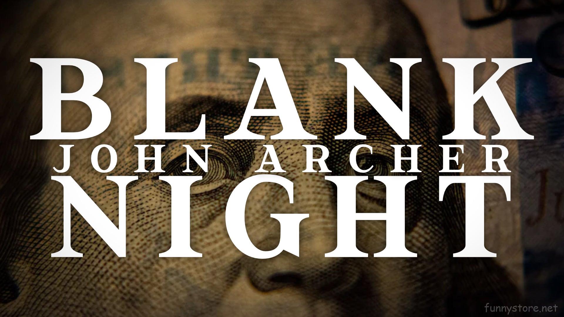 (image for) John Archer - Blank Night