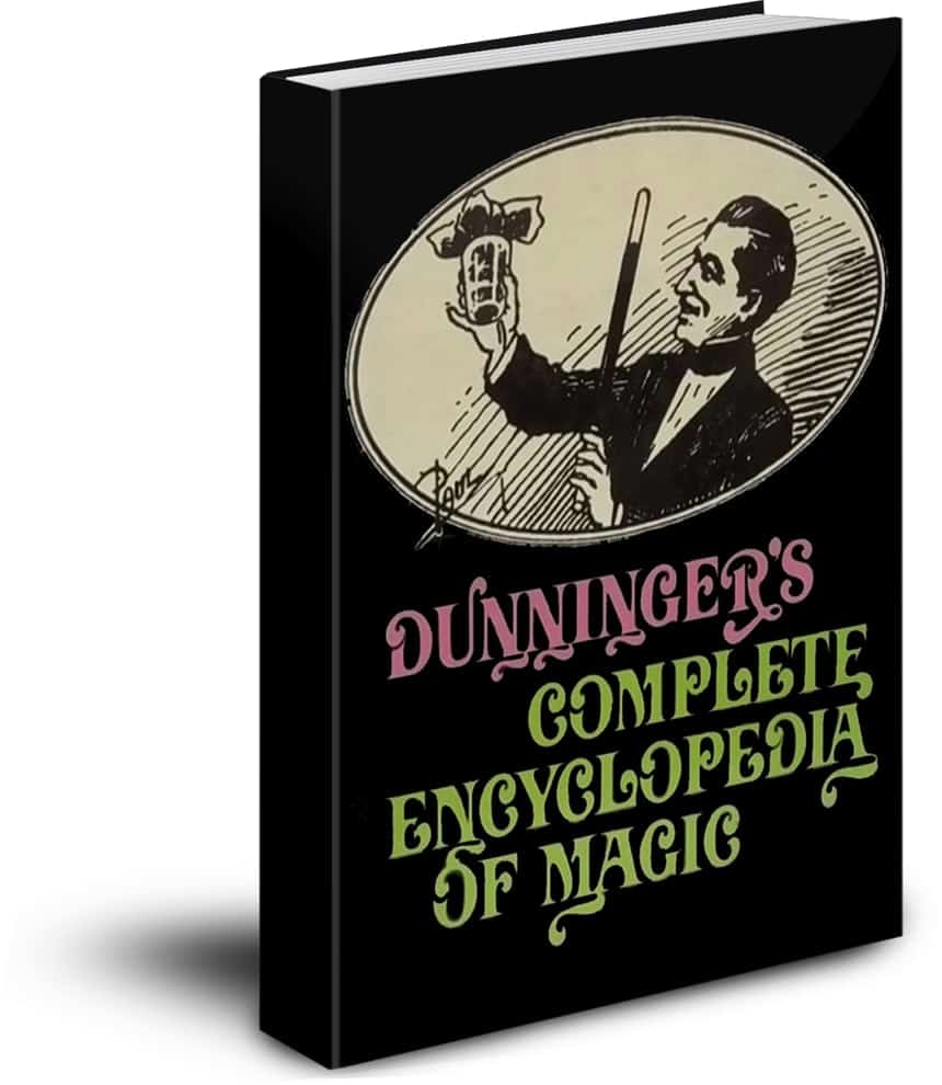 (image for) Dunninger's Complete Encyclopedia of Magic- Image Over Text with bookmarks