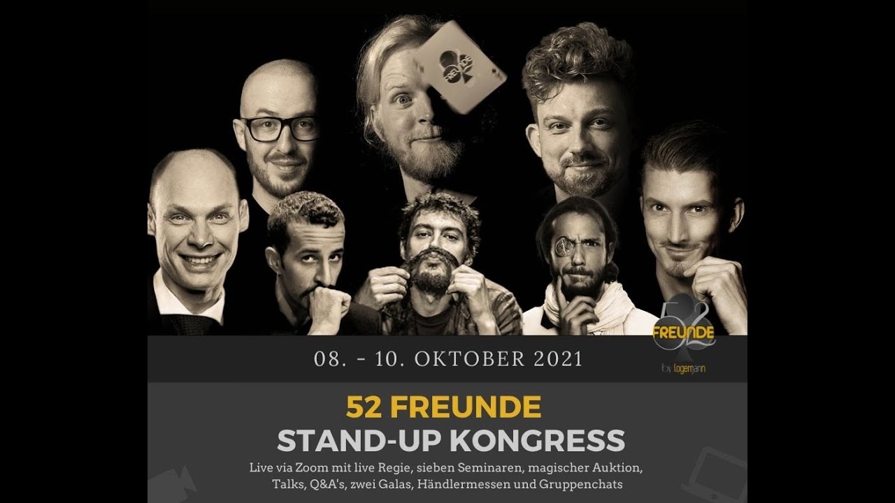 (image for) 52 Freunde Stand-Up Kongress (German+English)