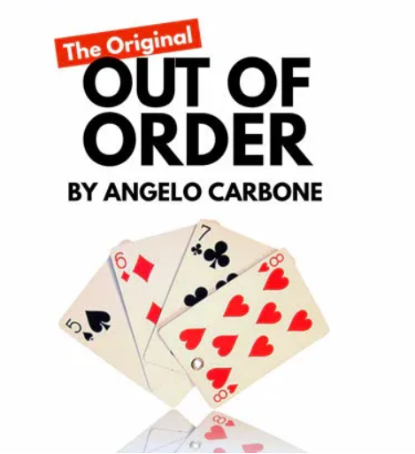 (image for) Angelo Carbone - Out Of Order (Video+PDF)