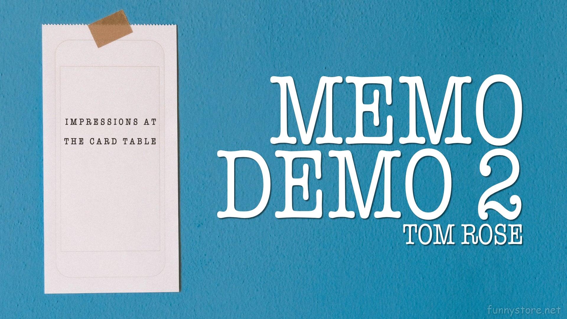 (image for) Tom Rose - Memo Demo 2