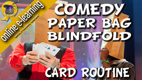 (image for) Wolfgang Riebe - Comedy Paper Bag Blindfold Routine (Video+PDF)