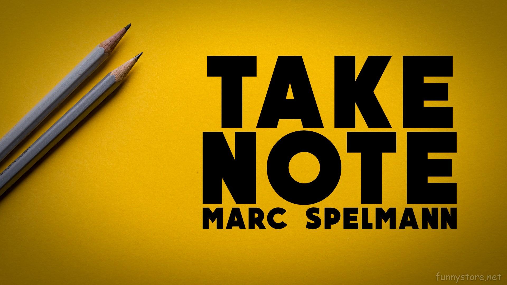 (image for) Marc Spelmann - Take Note