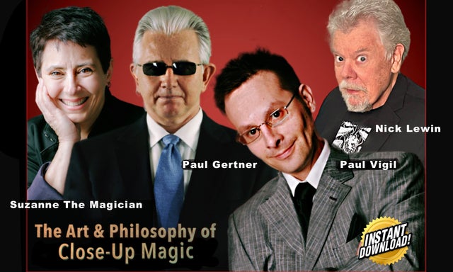 (image for) Nick Lewin, Paul Gertner, Paul Vigil and Suzanne The Magician - The Art & Philosophy of Close-Up Magic