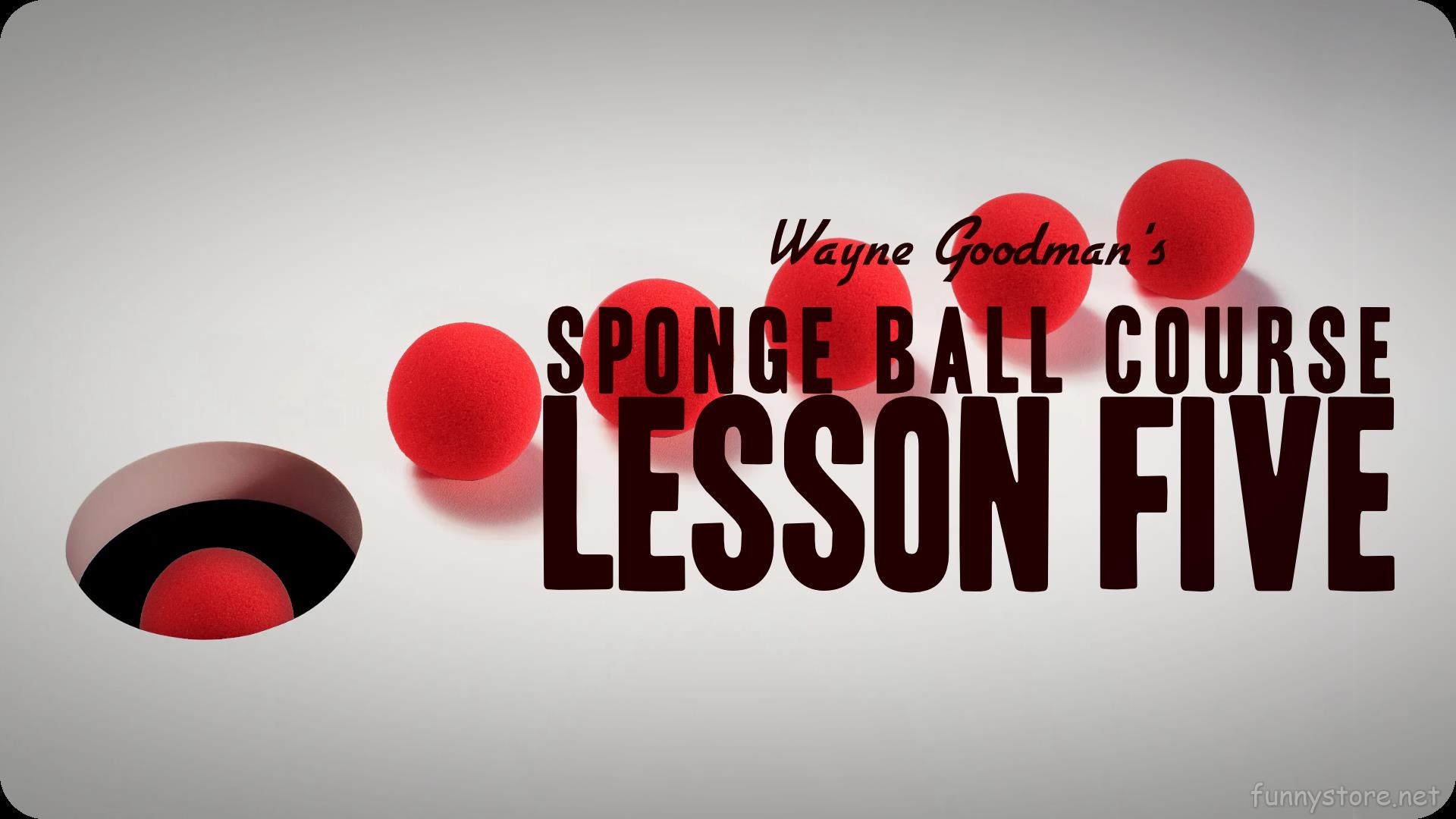 (image for) Wayne Goodman - Sponge Ball Course Lesson 5