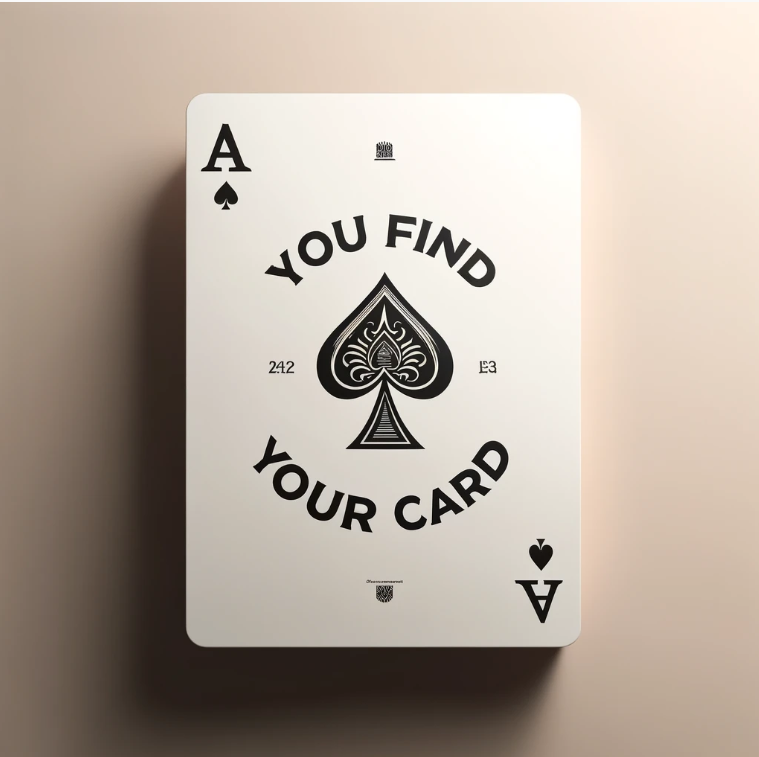 (image for) The Daily Magician - You Find Your Card