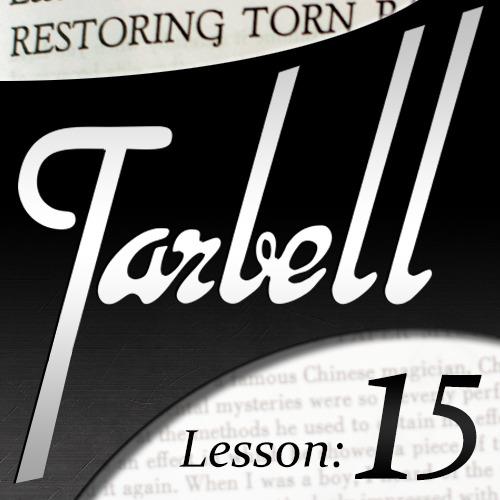 (image for) Dan Harlan - Tarbell 15: Restoring Torn Papers