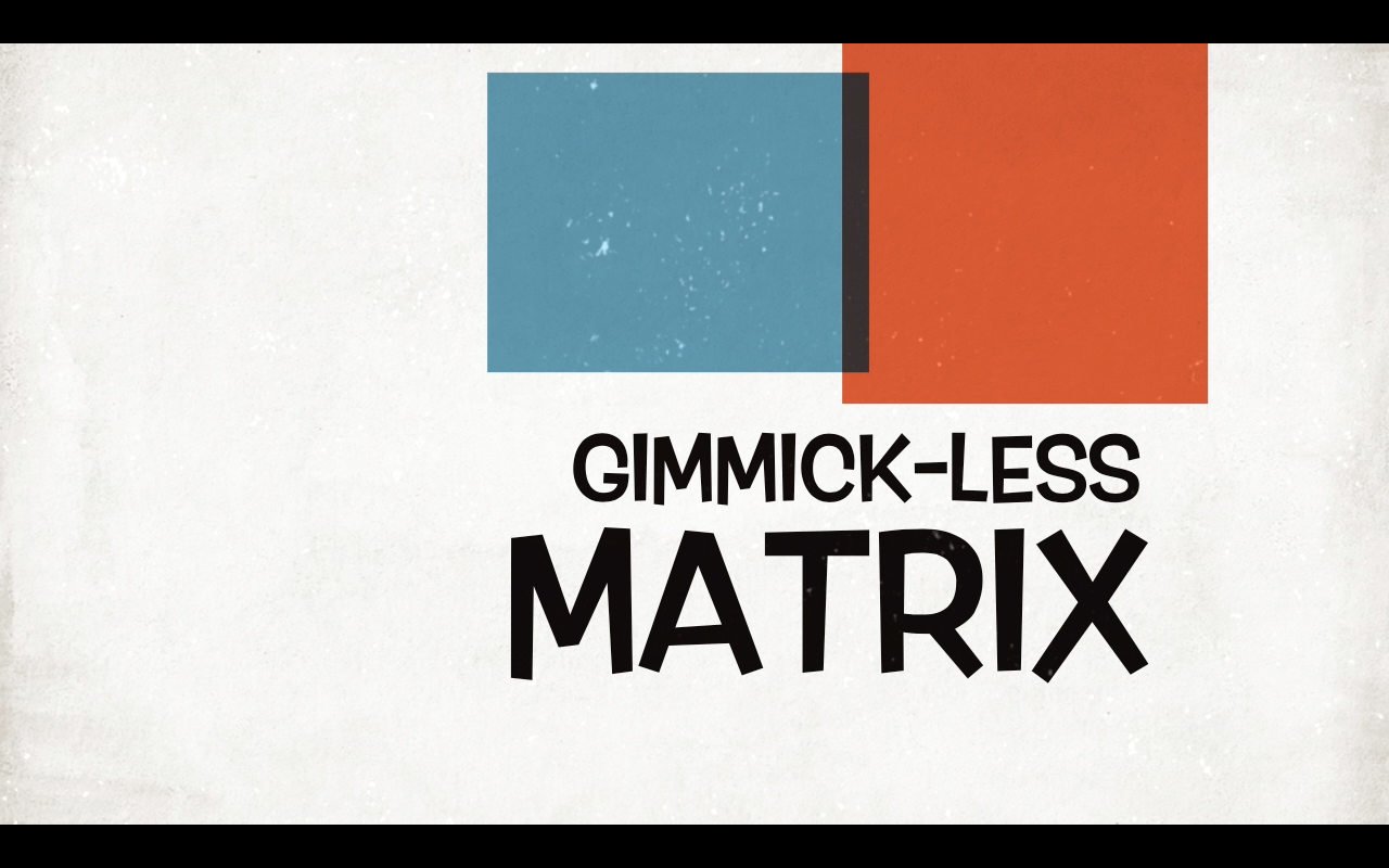 (image for) Zachary Tolstoy - Gimmick-less Matrix