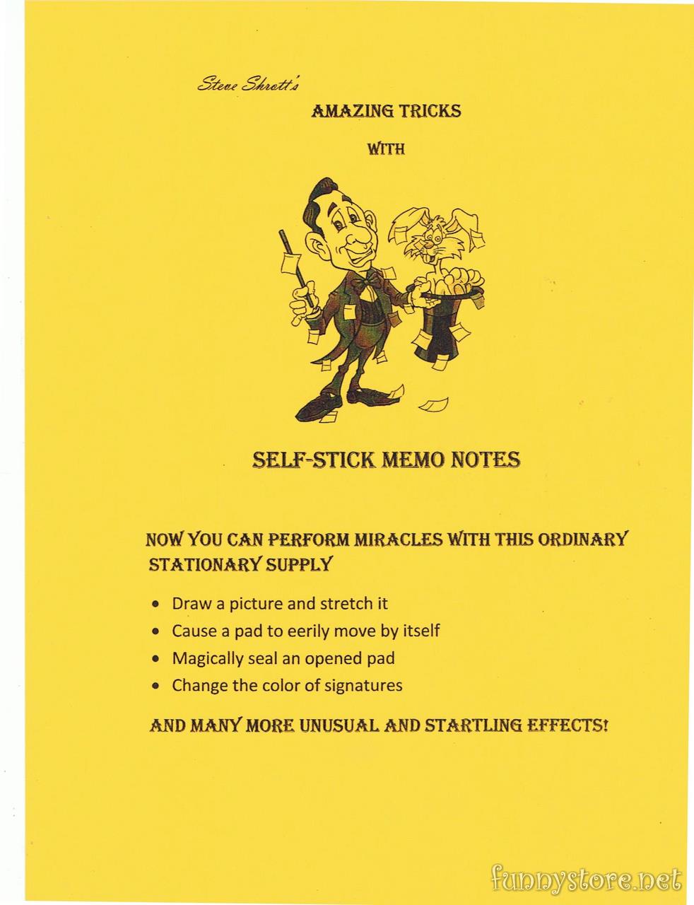 (image for) Steve Shrott - Amazing Tricks with Self-Stick Memo Notes