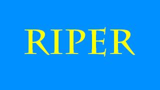 (image for) Kelvin Trinh - Riper
