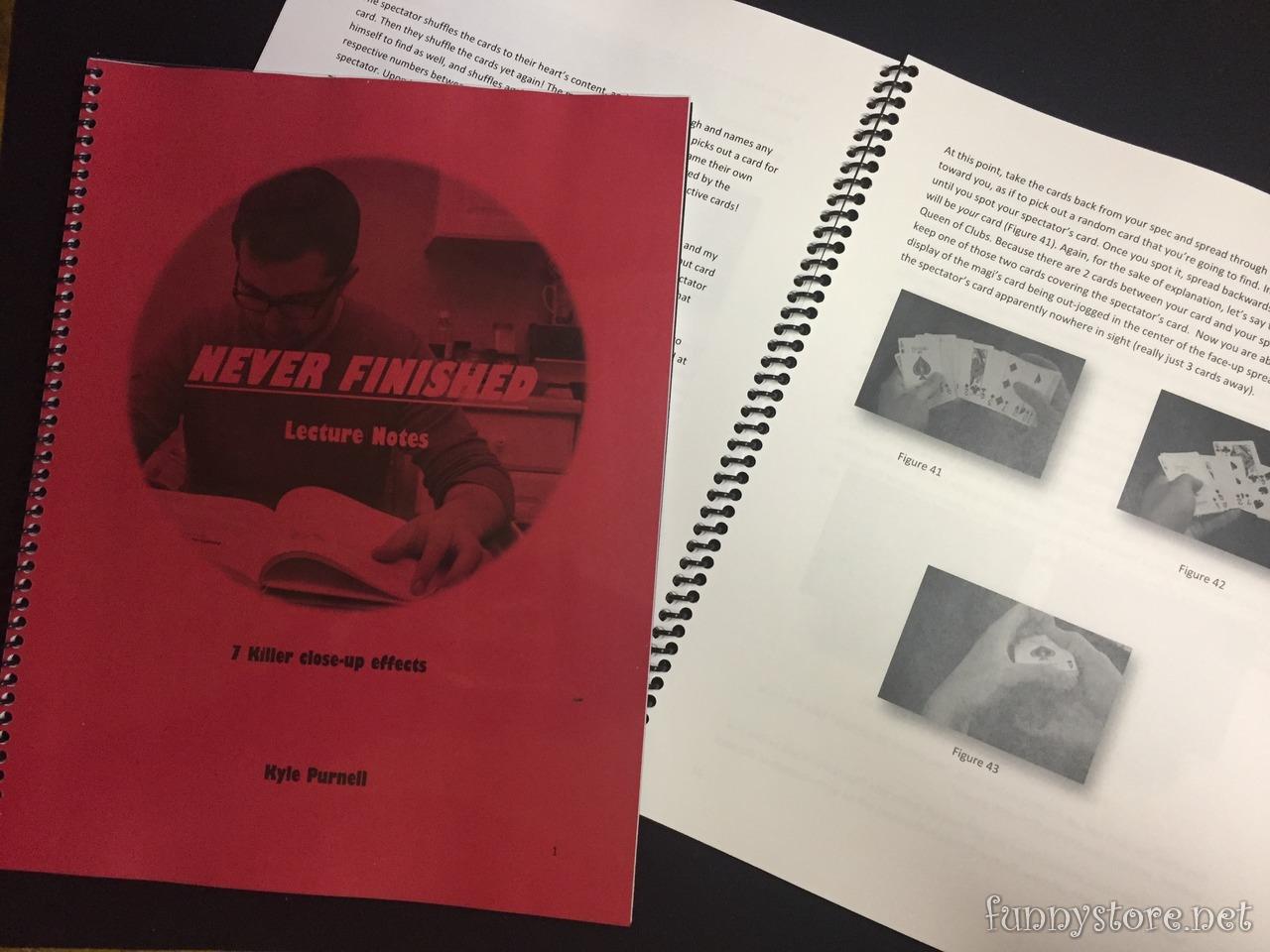 (image for) Kyle Purnell - NEVER FINISHED Lecture Notes