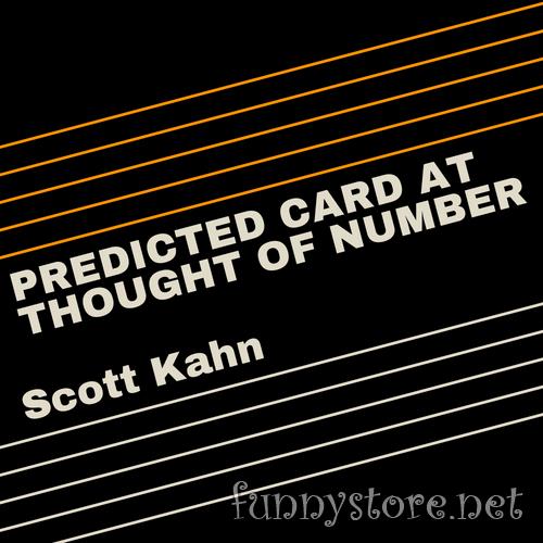 (image for) Scott Kahn - Predicted Card At Thought Of Number (PCATON)