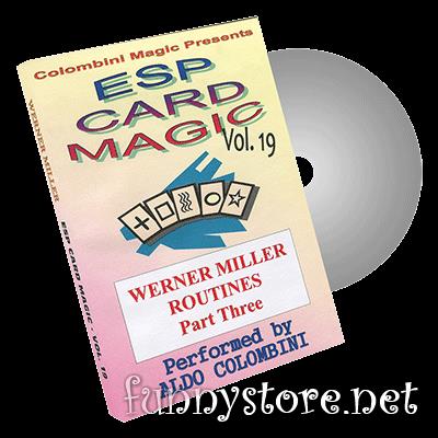 (image for) Aldo Colombini - ESP Card Magic Vol. 19: Werner Miller Part 3