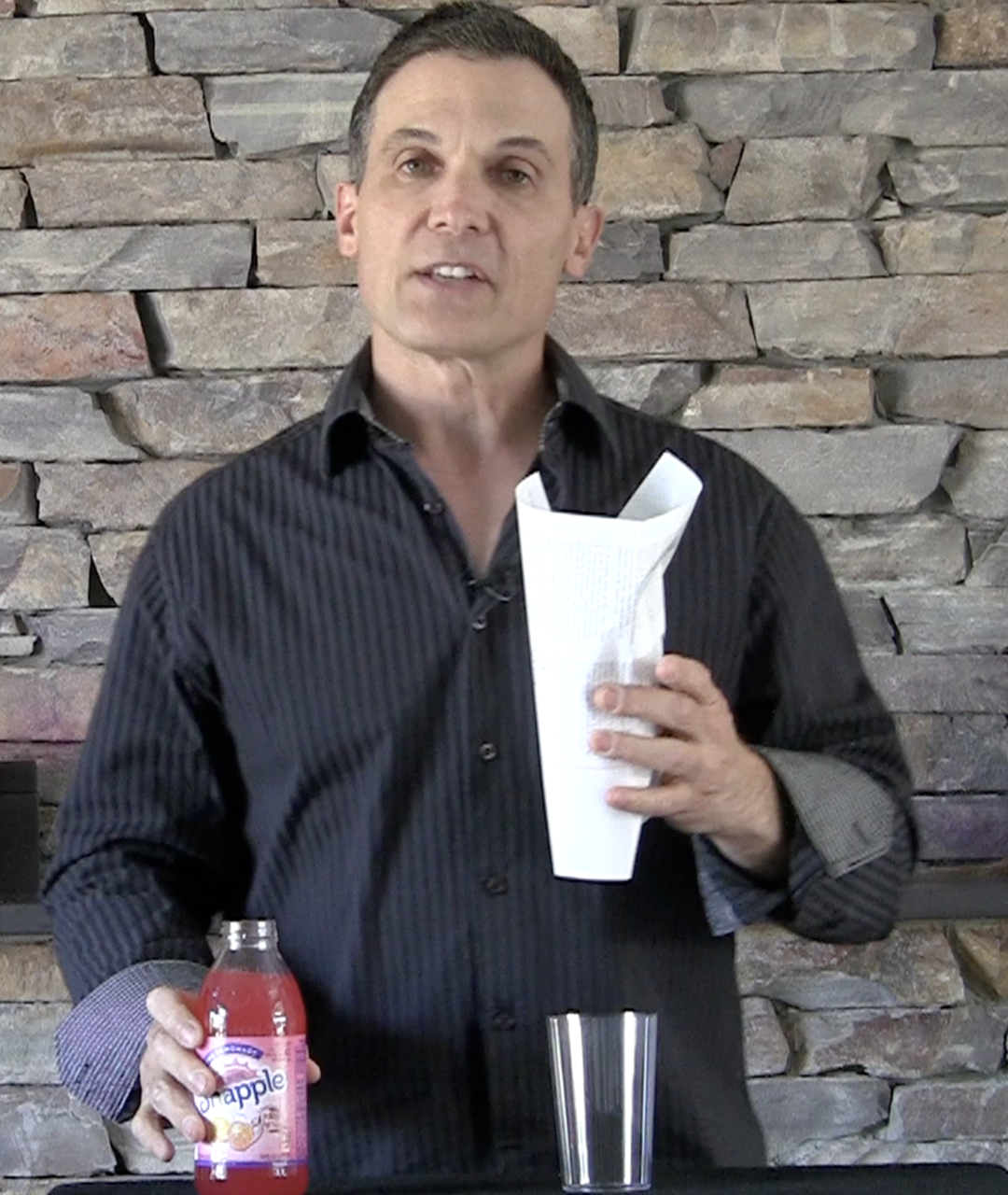 (image for) Tony Clark presents - The Rube Goldberg Drink Cone