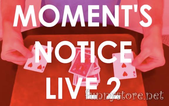 (image for) Cameron Francis - MOMENT'S NOTICE LIVE 2