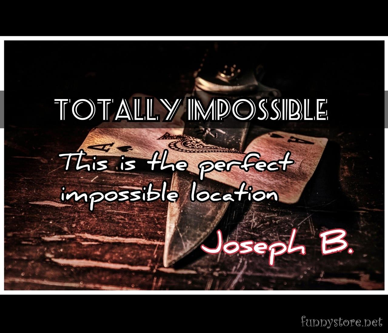 (image for) Joseph B. - TOTALLY IMPOSSIBLE