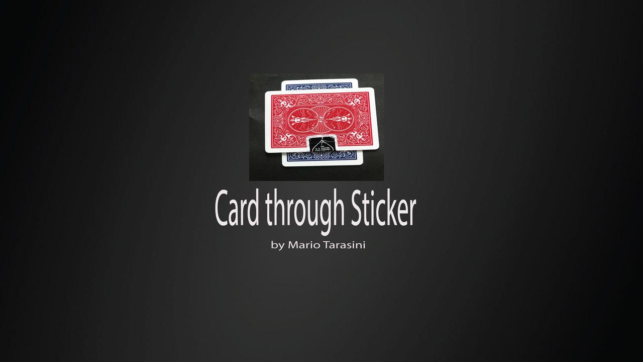 (image for) Mario Tarasini - Card through Sticker