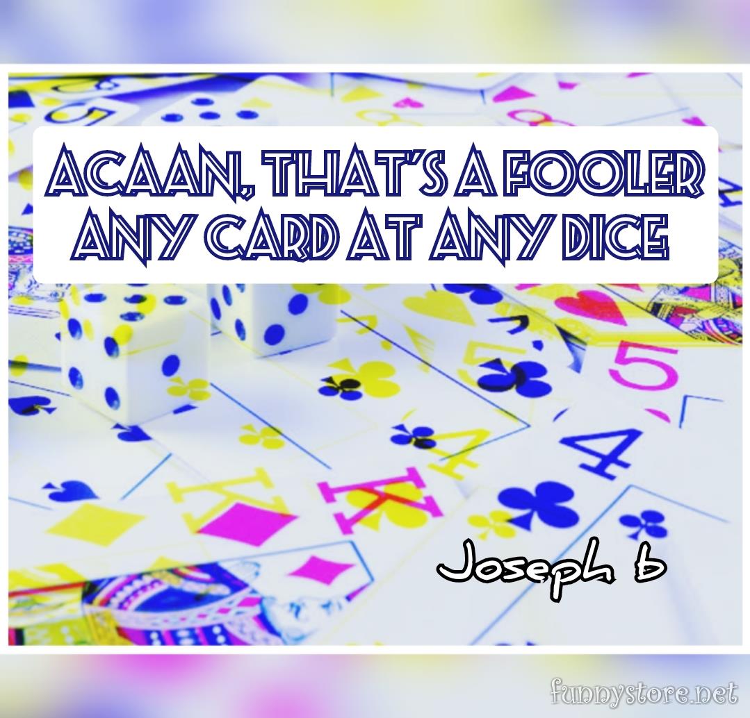 (image for) Joseph B - ACAAN, That's a FOOLER (Any Card At Any Dice)