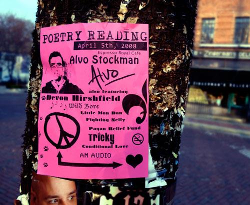 (image for) Alvo Stockman - Poetry Reading