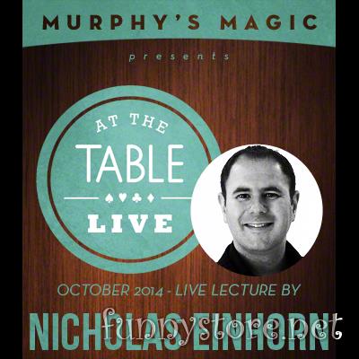 (image for) At The Table Live Lecture Nicholas Einhorn (October 22nd 2014)
