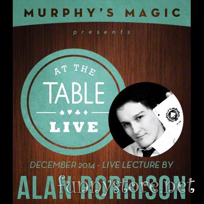 (image for) At The Table Live Lecture Alan Rorrison 1 (December 10th 2014)