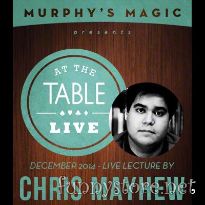 (image for) At The Table LIVE Lecture Chris Mayhew (December 30th 2014)