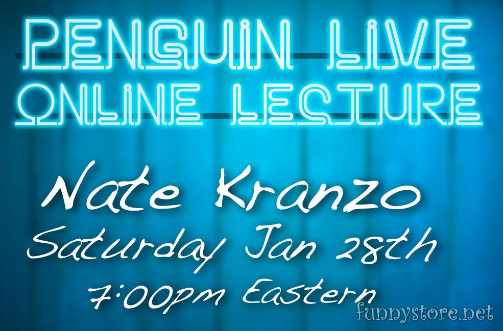 (image for) Nathan Kranzo Penguin Live Online Lecture